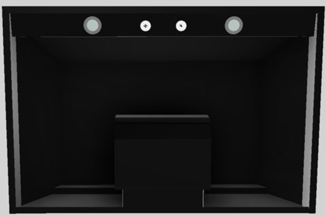 Vent-A-Hood® Designer Series 36" Black Wall Mounted Range Hood-1