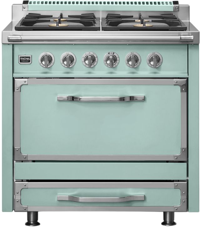 Viking® Tuscany 36" Splash Pro Style Dual Fuel Range-0