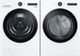 LG White Front Load Washer & Electric Dryer Laundry Pair-0