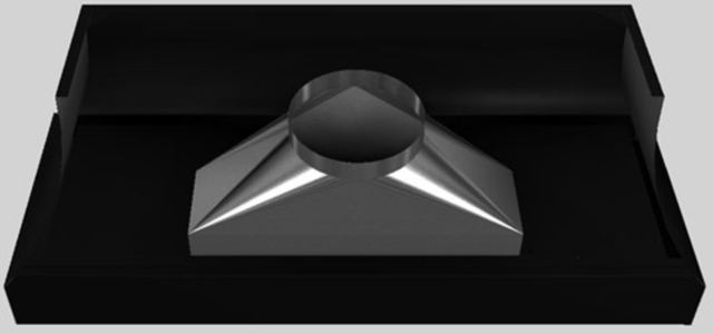 Vent-A-Hood® Designer Series 66" Black Wall Mounted Range Hood-2