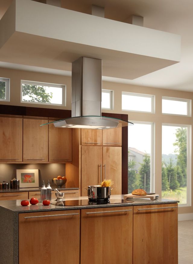 Broan Elite EI59 Series 36" Stainless Steel Island Range Hood -2