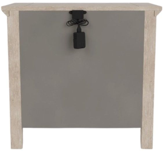 Riverside Furniture Bennett Frosted Gray 3-Drawer Nightstand-4
