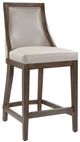 Uttermost® Purcell Cappuccino/Walnut Counter Stool-0