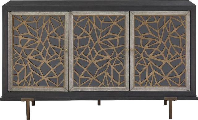 Magnussen Home® Ryker Coventry Grey/Nocturn Black Display Cabinet-1