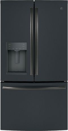 GE® 36 in. 27.8 Cu. Ft. Black Slate French Door Refrigerator