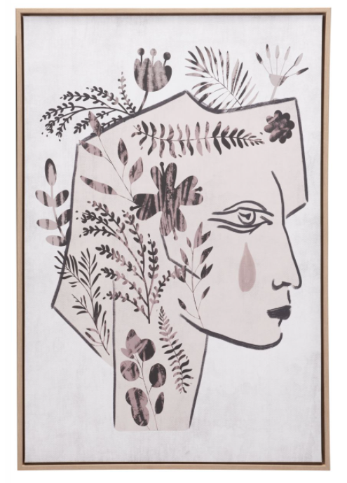 Zuo® Modern Mujer Multicolor Canvas Wall Art-0