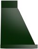 Ilve® Nostalgie II Noblesse 48" Emerald Green Wall Mounted Range Hood with Burnished Trim-2