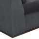 International Furniture Direct Vallarta Iron Gray Loveseat-1