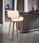 Armen Living Tyler Cream 30" Swivel Bar Stool-4