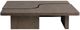 Classic Home Melina 2-Piece Havana Brown 63" Coffee Table-2