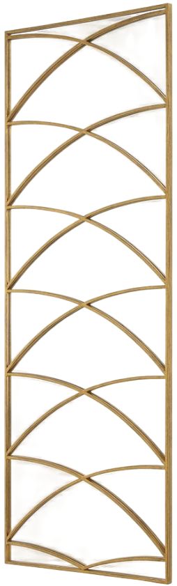 Uttermost® Crossed Up Gold Full Length Mirror-3