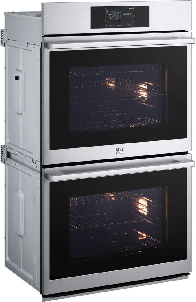 LG Studio 30" Stainless Steel Double Electric Wall Oven-3