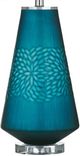 Bassett Mirror Marly Blue Glass Table Lamp-2