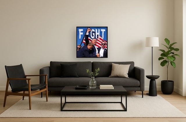 Classy Living Untamed Fight Fight Fight Wall Art-1