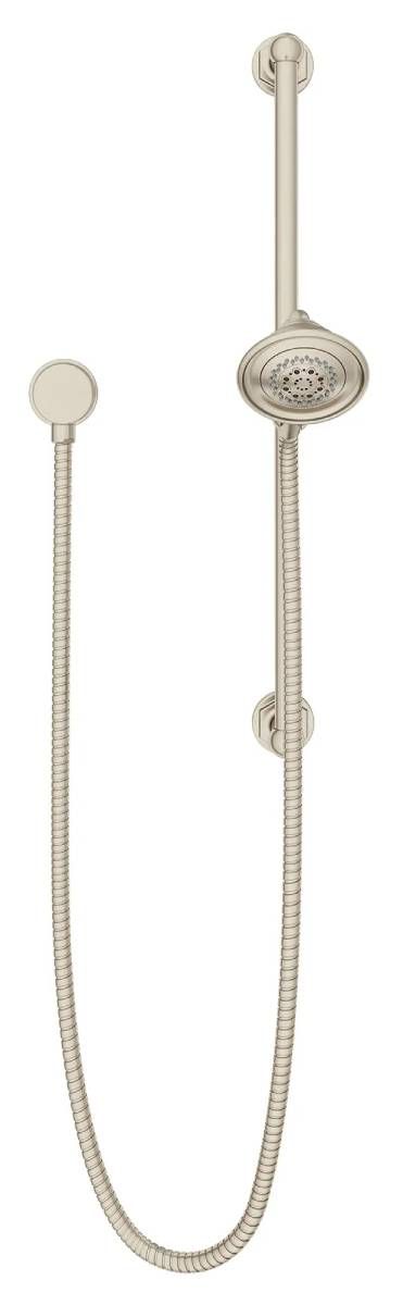 DXV Oak Hill® Brushed Nickel Personal Hand Shower Set with Adjustable 24" Slide Bar-1