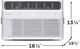 Frigidaire® 8,000 BTU's White Window Mount Air Conditioner -2