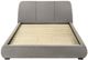 Coaster® Mokena Taupe Queen Upholstered Platform Panel Bed-2