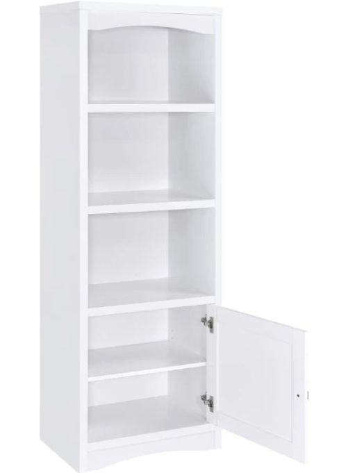 Coaster® Laughlin White Media Tower-1