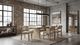 Coaster® Decker 7-Piece Cream/Natural Oak Dining Table Set-1