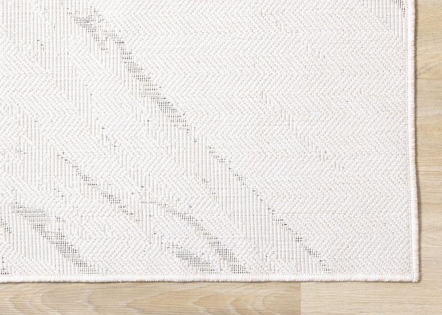 Kalora Interiors Bristol Cream/Grey 5'x8' Style 3 Indoor/Outdoor Area Rug-4
