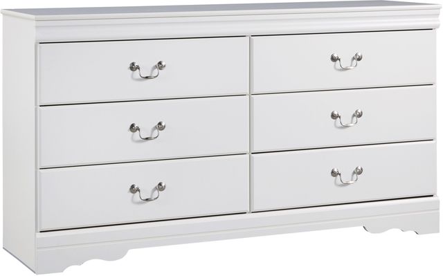 Signature Design by Ashley® Anarasia 2-Piece White Full Sleigh Bed Set-2