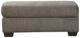 American Wholesale Furniture Vader Cement Ottoman-0