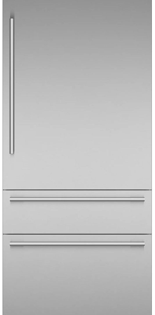Thermador® Freedom® Masterpiece® 36 in. 18.7 Cu. Ft. Stainless Steel Built In Counter Depth Bottom Freezer Refrigerator