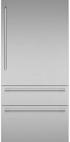 Thermador® Freedom® Masterpiece® 36 in. 18.7 Cu. Ft. Stainless Steel Built In Counter Depth Bottom Freezer Refrigerator