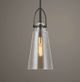Uttermost® Saugus Antique Brass/Black 1-Light Pendant-1