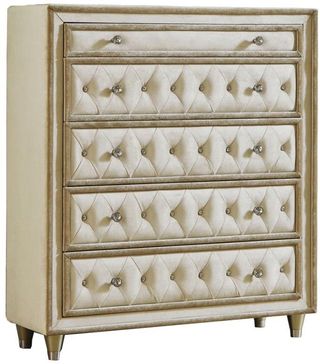 Coaster® Antonella Champagne/Camel Chest