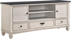 Crown Mark Sawyer Beige/Black TV Stand