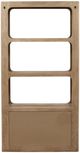 Dovetail Furniture Leandra Weathered Natural Bookcase-4