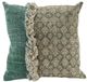 A & B Home Brown/Green 20" Throw Pillow-0