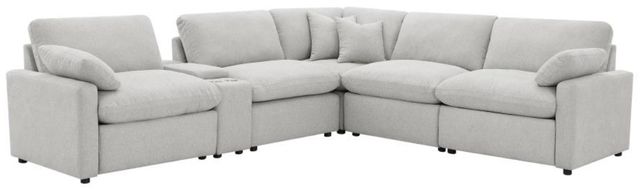 Coaster® Collins 6-Piece Gray Modular Power Reclining Sectional-0