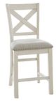 Signature Design by Ashley® Robbinsdale 5-Piece Antique White Counter Height Dining Table Set-2
