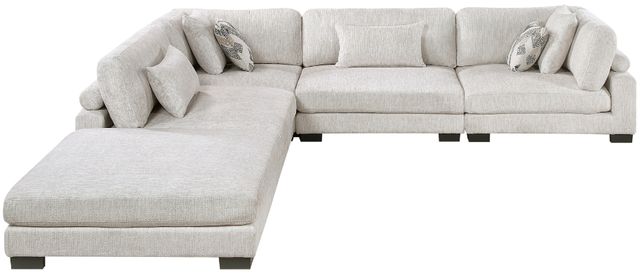 Homelegance® Tinley 5-Piece Beige Modular Sectional with Ottoman-3