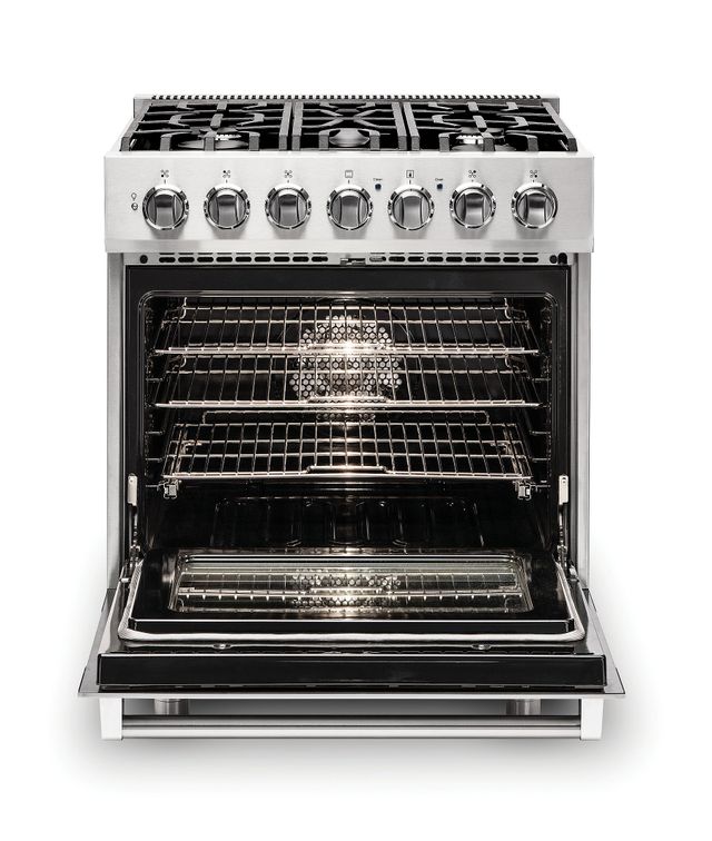 Viking® 3 Series 30" Stainless Steel Freestanding Dual Fuel Liquid Propane Range-1