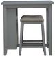 Liberty Furniture Brook Creek 3-Piece Gray Counter Set-2