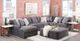 Jackson Furniture Mammoth 3-Piece Smoke Sectional Sofa Set-2