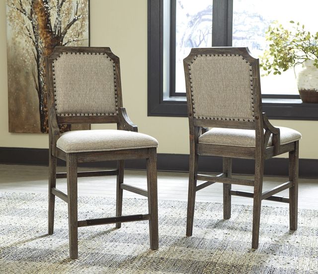 Signature Design by Ashley® Wyndahl Rustic Brown Counter Bar Stool-2