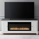 Liberty Furniture Charcoal/Wirebrushed White 80" Console with Fireplace-1