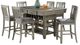 Furniture of America® Anaya 7-Piece Gray Counter Dining Set-0