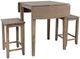 Jofran Inc. Eastern Tides 3-Piece ET Brushed Bisque Counter Dining Set-0