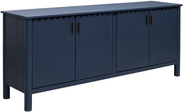 International Furniture Direct Jazmine Marine Blue Console-0