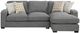 Emerald Home Repose 2-Piece Storm Gray Right-Arm Facing Sectional and Chaise-1