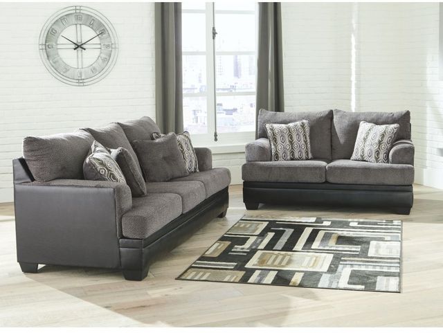 Signature Design by Ashley® Millingar Smoke Loveseat-2