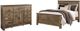 Signature Design by Ashley® Trinell 2-Piece Brown Queen Panel Bed Set-0