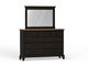 Espresso Dresser and Mirror Set-0