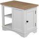 Parker House® Americana Modern Cotton Chairside Table with Oak Top -0