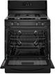 Whirlpool® 30" Black Free Standing Gas Range-2